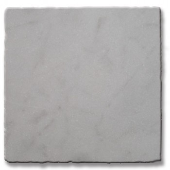 white marble - getrommelt