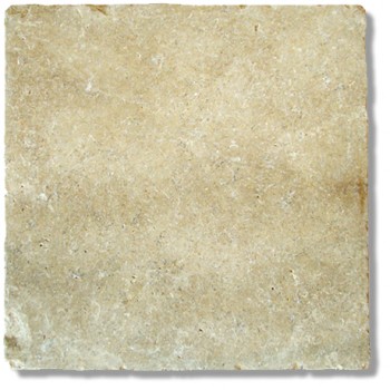 beige travertine getrommeld