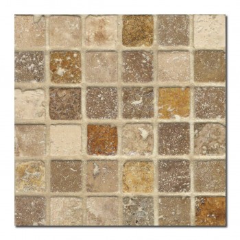 gold beige noce travertine mozaiek_