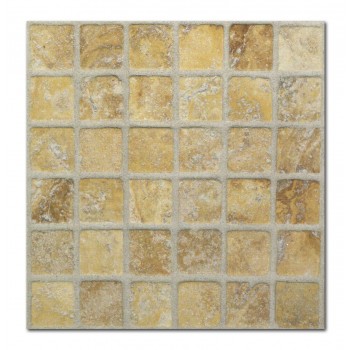 yellow travertine mozaiek_